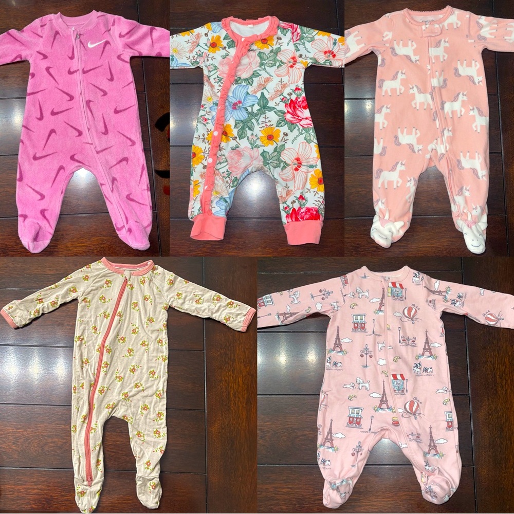 5 piece baby girl clothing bundle